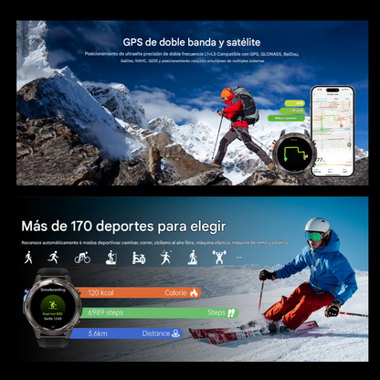 Smartwatch DM56 GPS Integrado