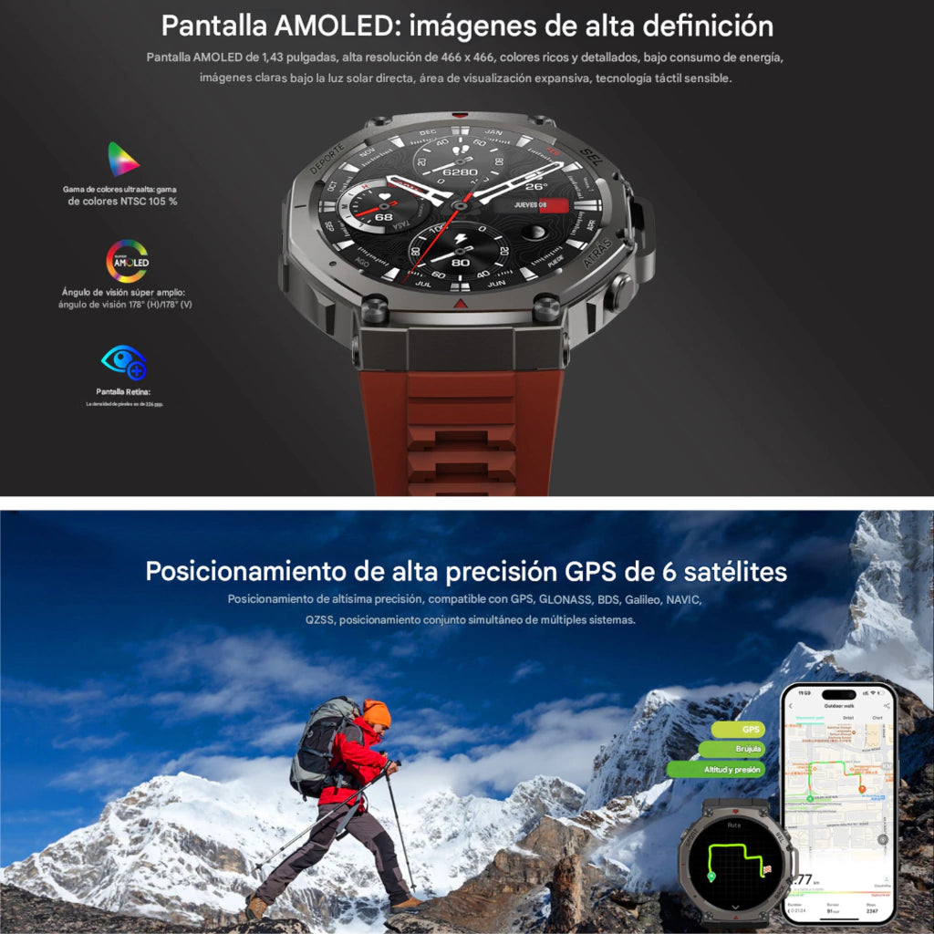 Smartwatch DM58 GPS Integrado