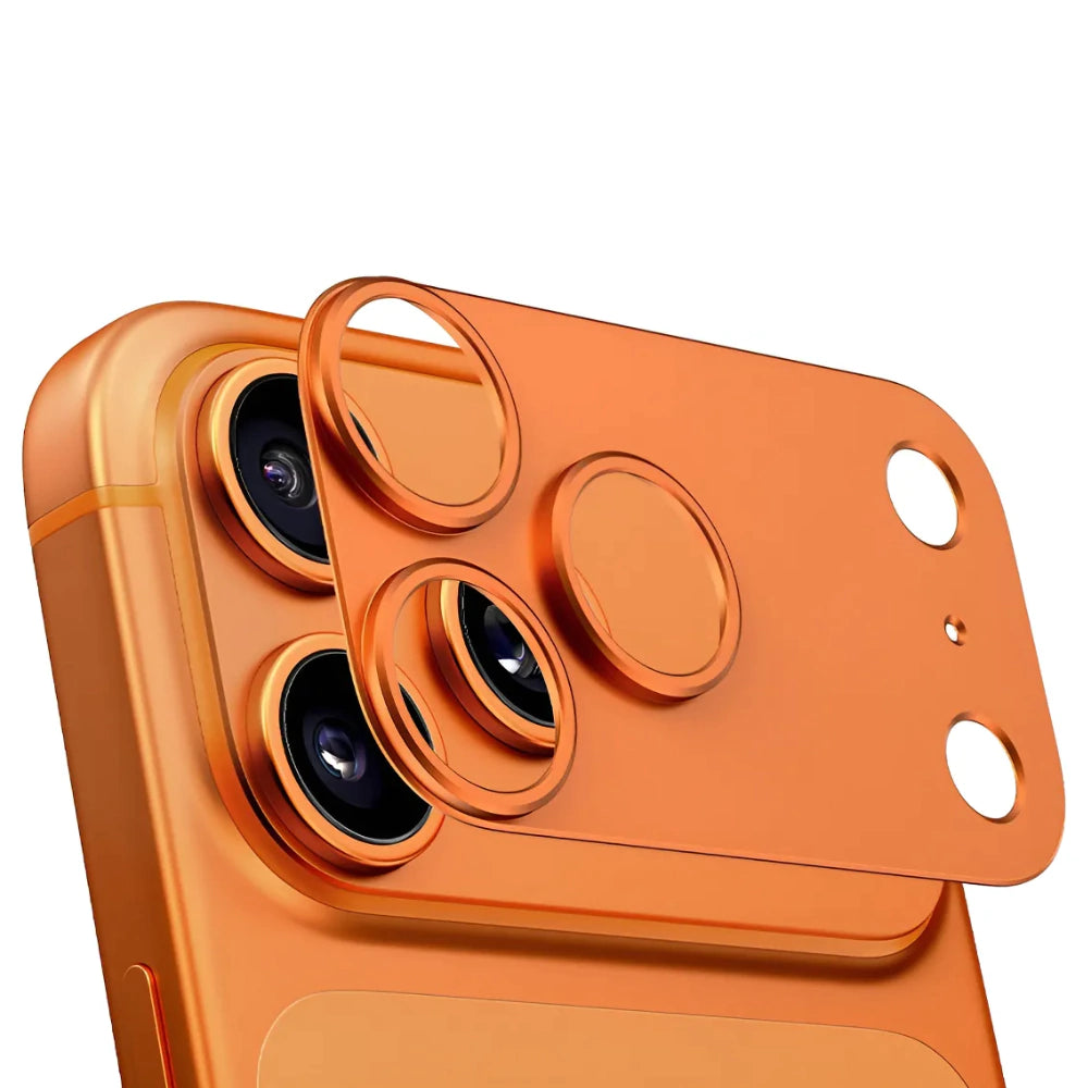 Protector Metálico para Cámara iPhone 17 Pro Max | Vidrio 9H
