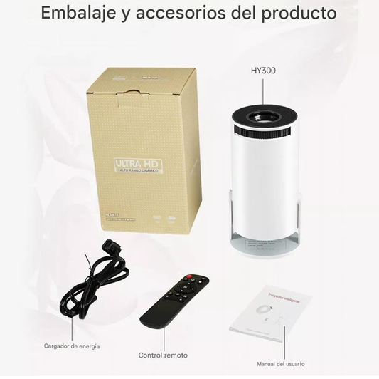 Mini Proyector Hy300 PRO Smart Portátil