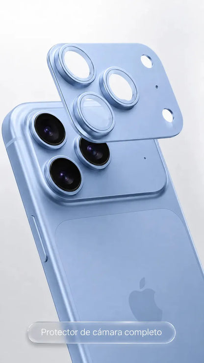 Protector Metálico para Cámara iPhone 18 Pro Max | Vidrio 9H