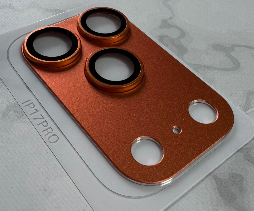 Protector Metálico para Cámara iPhone 17 Pro | Vidrio 9H
