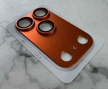 Protector Metálico para Cámara iPhone 17 Pro Max | Vidrio 9H