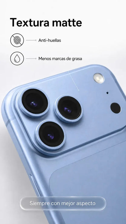 Protector Metálico para Cámara iPhone 18 Pro Max | Vidrio 9H