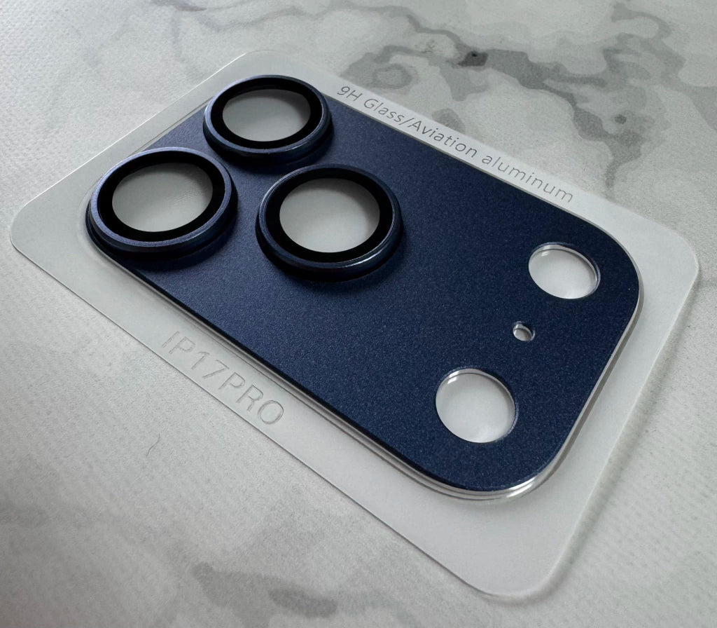 Protector Metálico para Cámara iPhone 17 Pro | Vidrio 9H