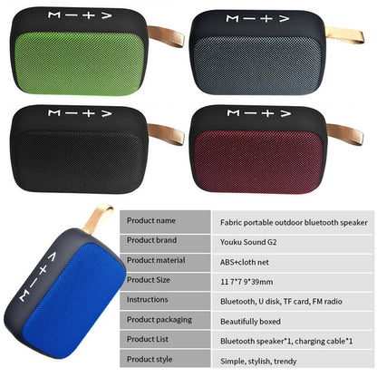 Parlante Portátil Bluetooth Tablepro G2