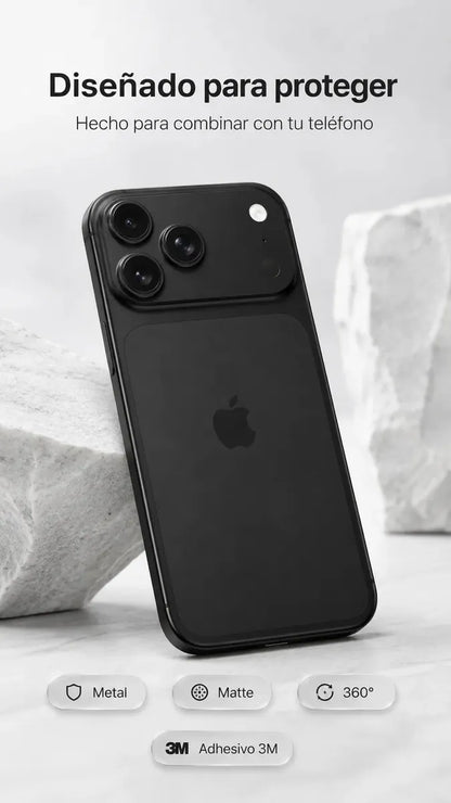 Protector Metálico para Cámara iPhone 18 Pro Max | Vidrio 9H