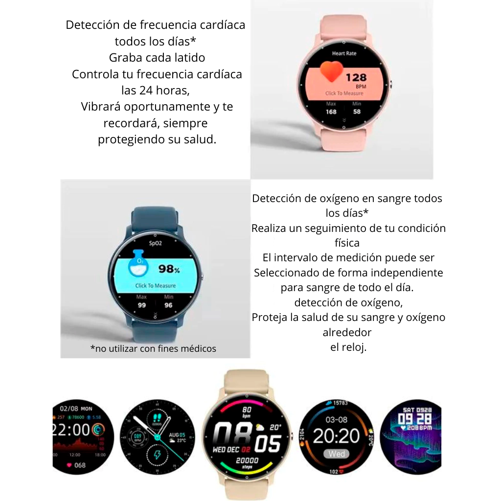 Smartwatch ZL02D PRO Negro