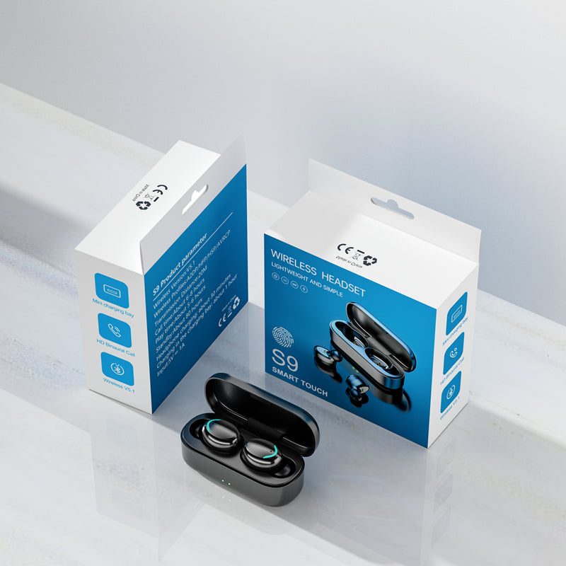 Auriculares In Ear Inalambricos S9 Bluetooth Tactil