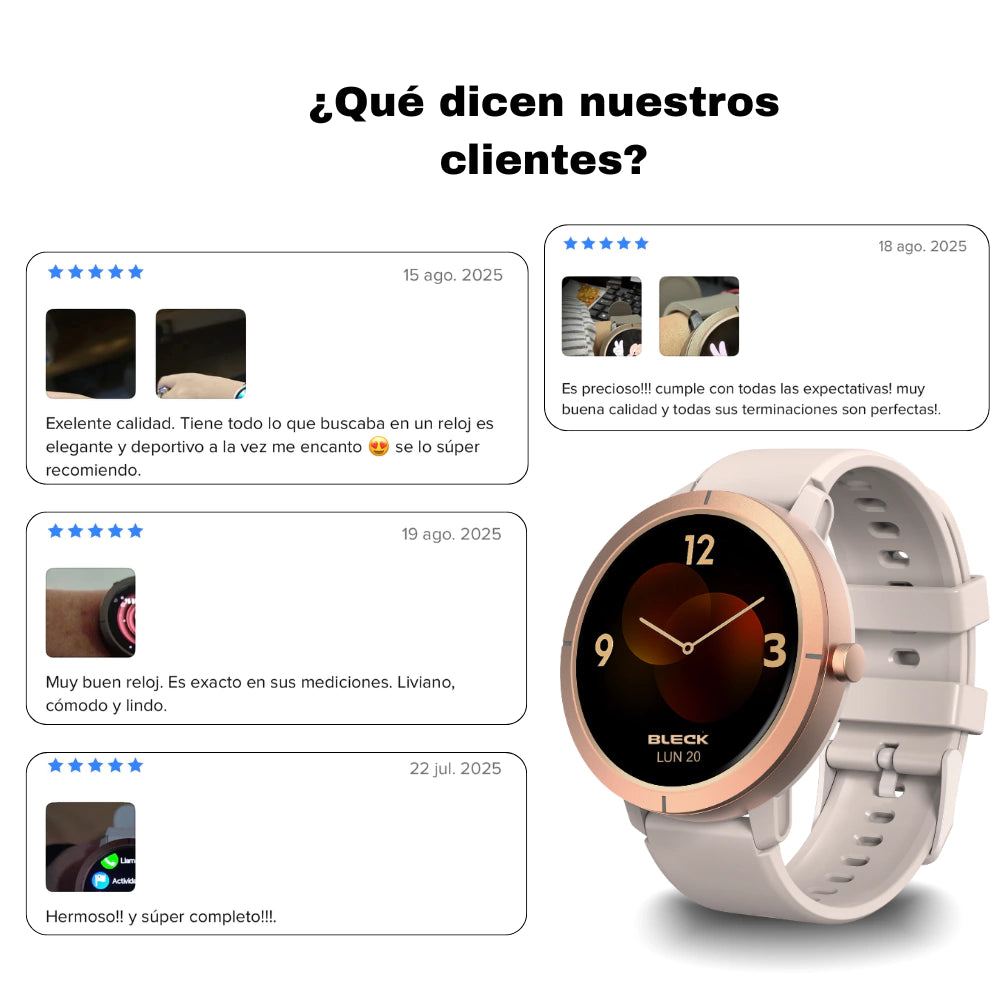 Opiniones y reseñas de clientes del Smartwatch DM76 GPS - Importadora Gabgab